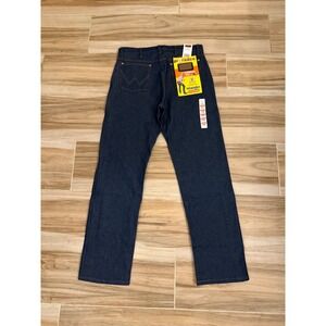Wrangler 13MWZ Cowboy Cut Original Fit Jeans Mens 34x33 Dark Wash Indigo NWT